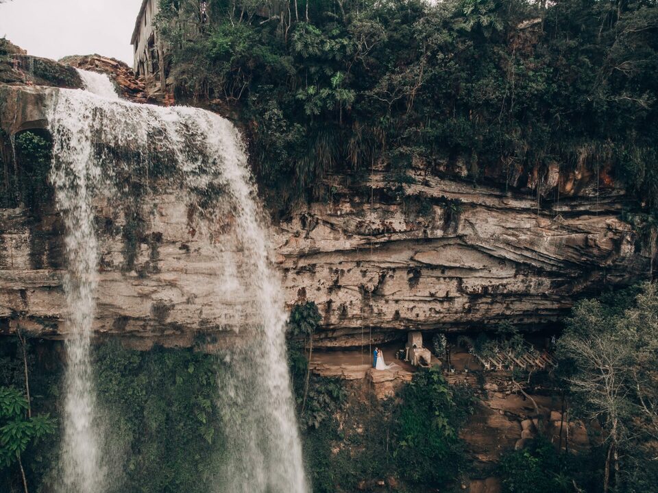 Michele e Rodrigo - Gruta Poço Certo em Alfredo Wagner